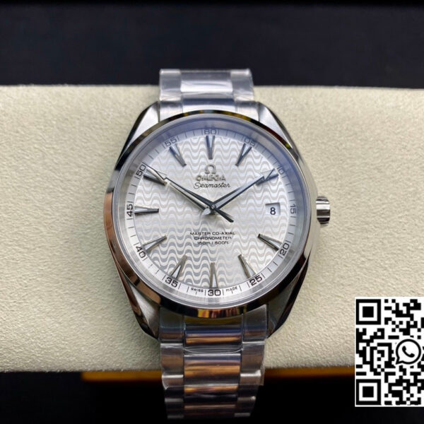 Omega Aqua Terra 150M SS VS Factory 1:1 Best Edition White Wave Textured Dial