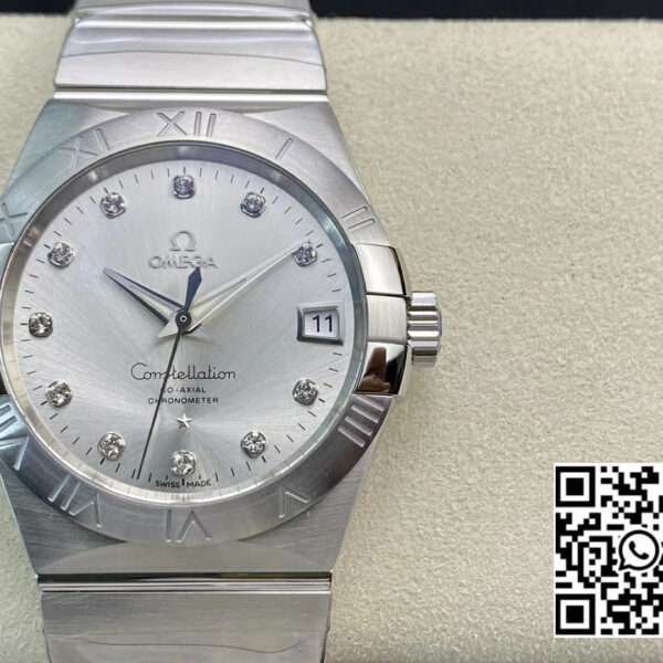 Omega Constellation 38mm SS VS Factory 1:1 Best Edition Silver Dial