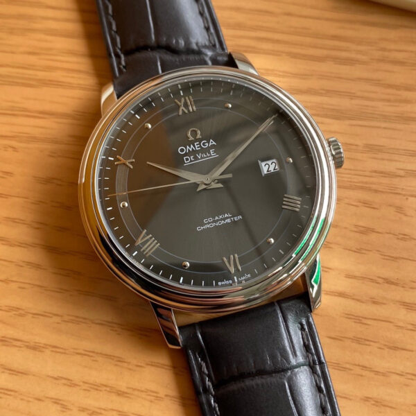 Omega De Ville Prestige 39.5mm SS A+ Factory 1:1 Best Edition Black Dial