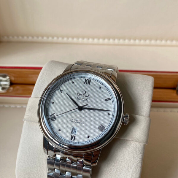 Omega De Ville Prestige 39.5mm SS A+ Factory 1:1 Best Edition Blue Diamond-shaped Dial