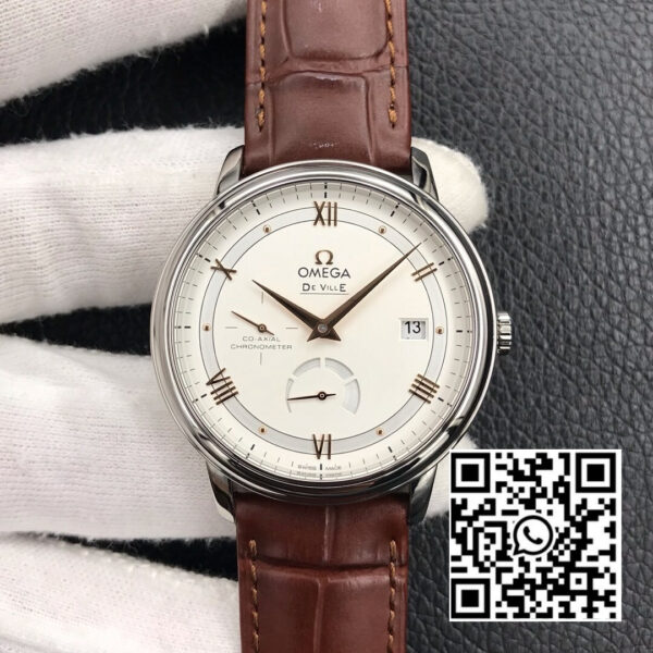 Omega De Ville Prestige Real PR SS ZF Factory 1:1 Best Edition White Dial