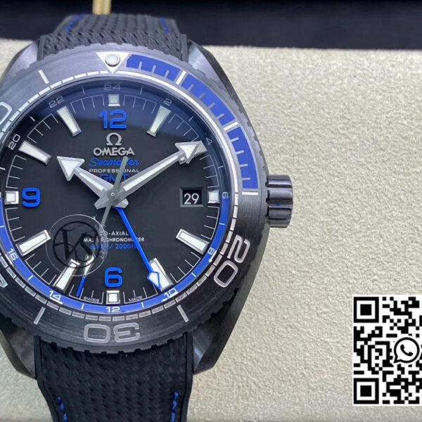 Omega Planet Ocean 45.5mm Deep Black blue Real Ceramic VS Factory 1:1 Best Edition A8906 Super Clone