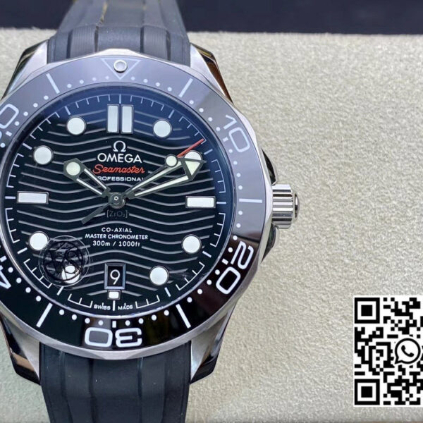 Omega Seamaster 2018 Diver 300M VS Factory 1:1 Best Edition Black Ceramic Black Dial