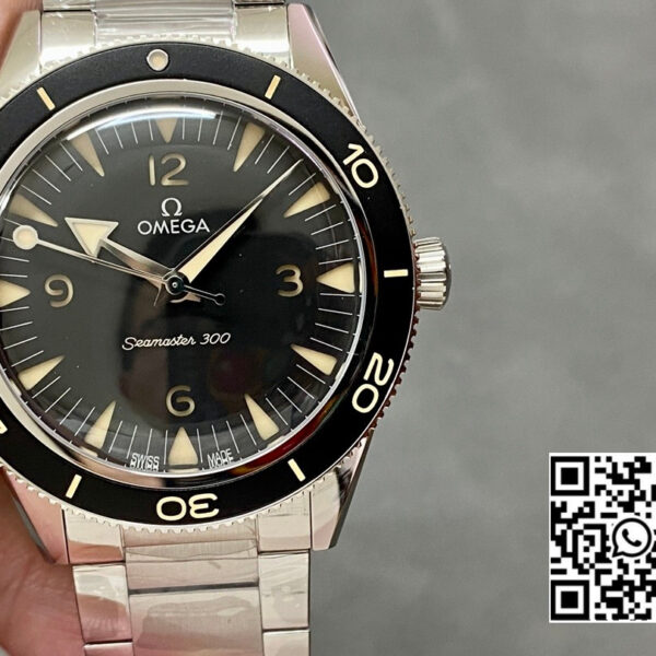 Omega Seamaster 300 Heritage VS Factory 1:1 Best Edition Black Dial