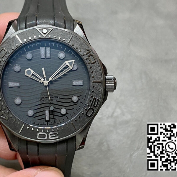 Omega Seamaster 300m 43.5mm Black Ceramic VS Factory 1:1 Best Edition Black Dial