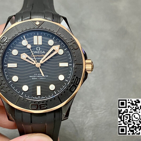 Omega Seamaster Diver 300M 43.5mm VS Factory 1:1 Best Edition Ceramic Case Black Dial