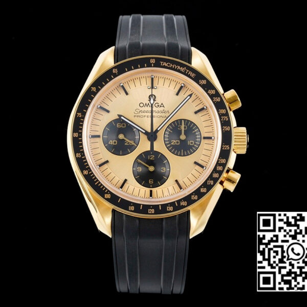 Omega Speedmaster Moonwatch in Moonshine Gold YG RM Factory 1:1 Best Edition YG Dial