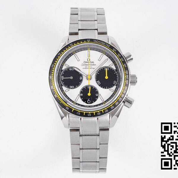 Omega Speedmaster Racing Master SS HK Factory 1:1 Best Edition White/Black Dial