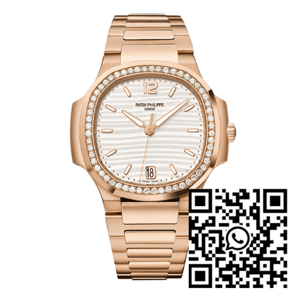 Patek Philippe Nautilus 7118/1R-011 32.5mm White Dial Rose Gold – VIP Version