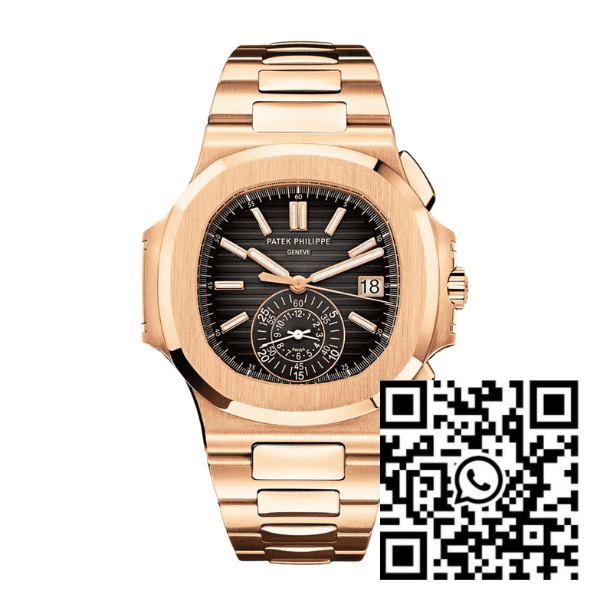 Patek Philippe Nautilus Chronograph 5980/1R-001 40mm Black-Gray Dial Rose Gold – VIP Version
