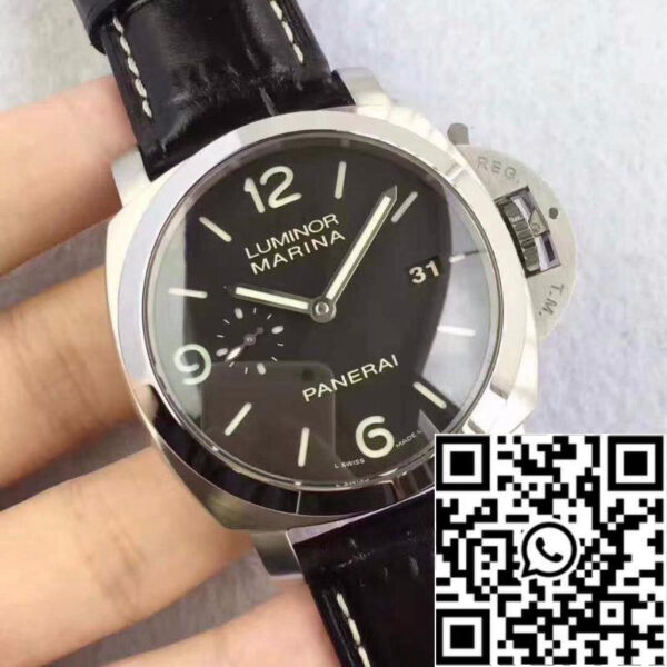 Panerai LUMINOR 1950 PAM 00312 1:1 Best Edition VS Factory Black Dial Swiss Cal.P.9010