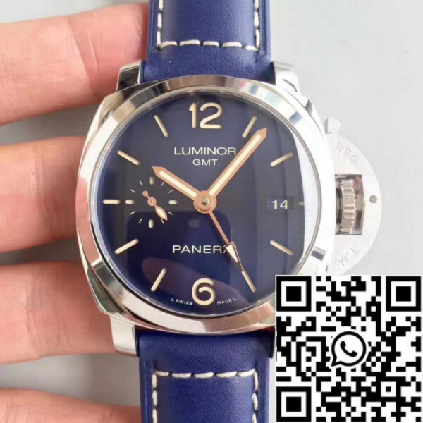 Panerai Luminor 1950 PAM688 ZF Factory 1:1 Best Edition Swiss ETA P9001 Blue Leather Strap