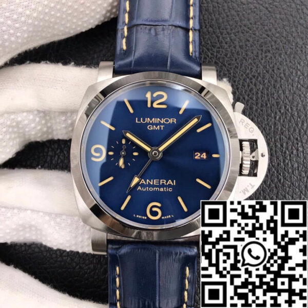 Panerai Luminor GMT PAM01033 1:1 Best Edition VS Factory Dark Blue Dial