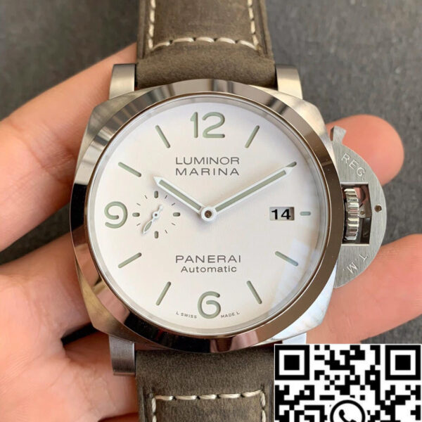 Panerai Luminor PAM01314 1:1 Best Edition VS Factory White Dial