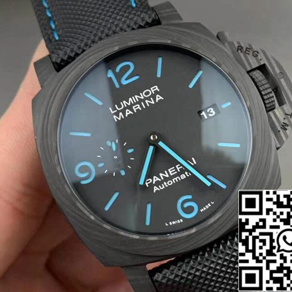 Panerai Luminor PAM01661 1:1 Best Edition VS Factory Black Carbon Swiss P9010