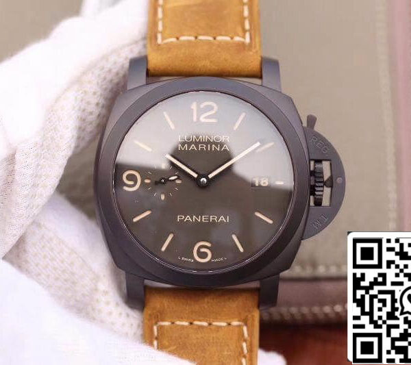 Panerai Luminor PAM386 VS Factory 1:1 Best Edition Swiss ETA P9000 Superlumed Gray Dial and Hands