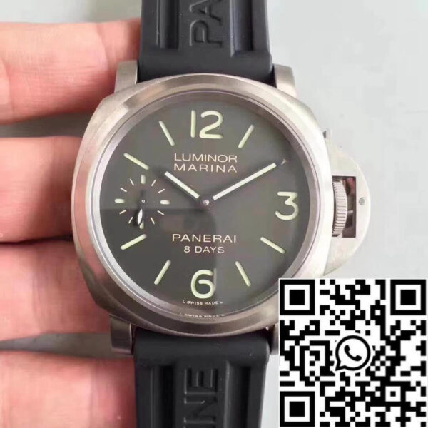 Panerai Luminor PAM510 ZF Factory Men Watches 1:1 Best Edition Swiss ETA P5000 Black Rubber Strap