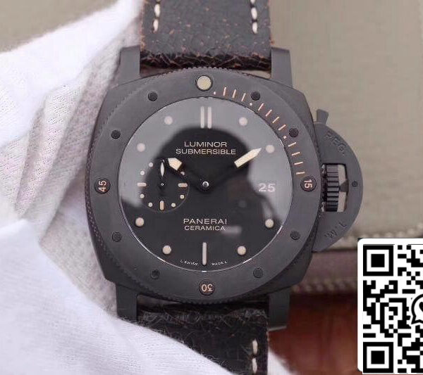 Panerai Luminor Submersible PAM508 VS Factory 1:1 Best Edition Swiss ETA P9000 Black Superlumed Dial