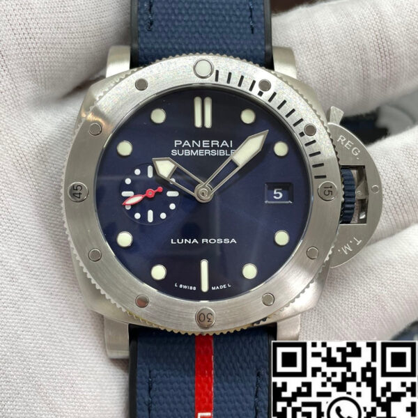 Panerai – PAM01391 Submersible QuarantaQuattro Luna Rossa 1:1 Best Edition VS factory