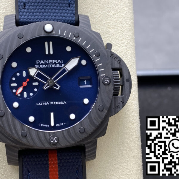 Panerai Submersible PAM 1563 QuarantaQuattro Luna Rossa 1:1 Best Clone VS Factory