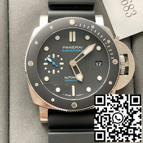 Panerai Submersible PAM00683 1:1 Best Edition VS Factory Black dial Swiss P9010