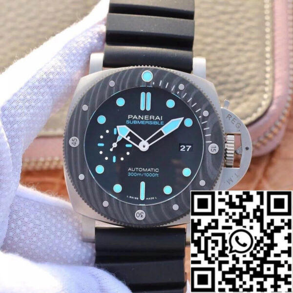 Panerai Submersible PAM00799 1:1 Best Edition VS Factory Black Dial