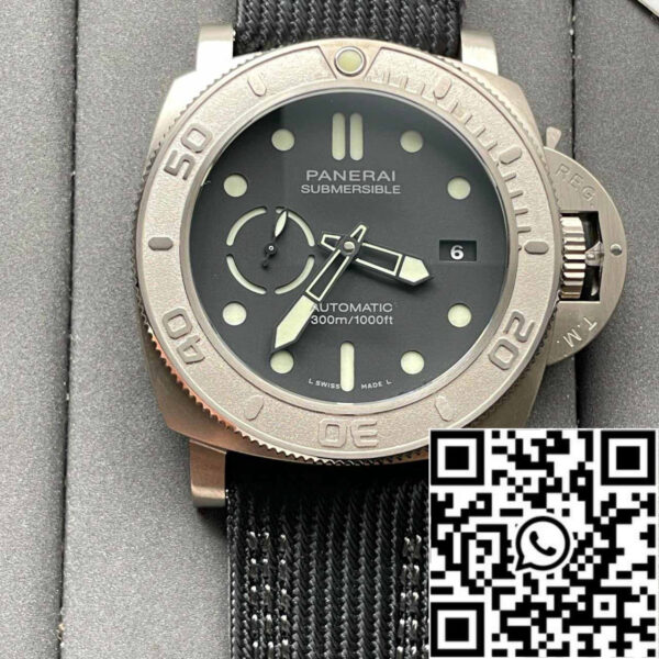 Panerai Submersible PAM00984 1:1 Best Edition VS Factory Black Dial Swiss P.9010