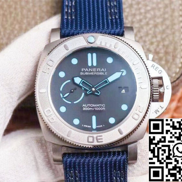 Panerai Submersible PAM00985 VS Factory 1:1 Best Edition Black Dial Swiss P.9010