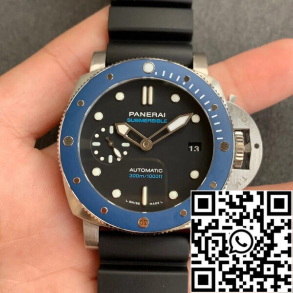 Panerai Submersible PAM01209 1:1 Best Edition VS Factory Black Dial