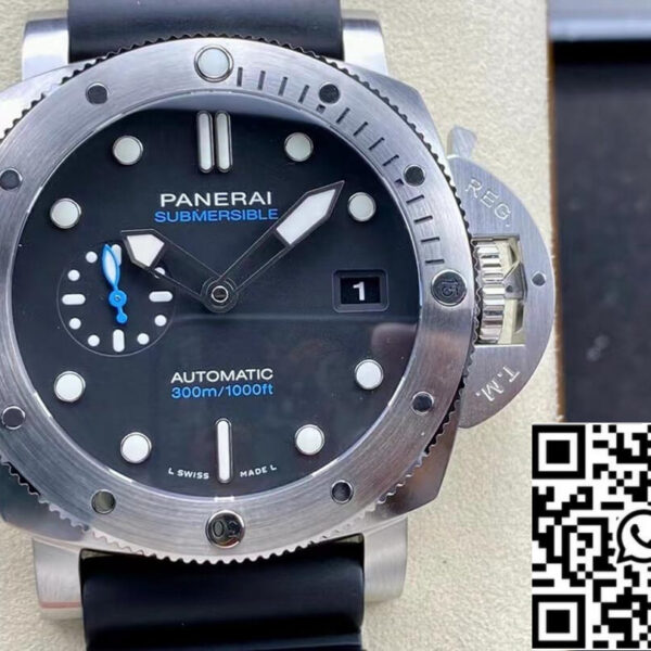 Panerai Submersible PAM01229 1:1 Best Edition VS Factory Black Dial