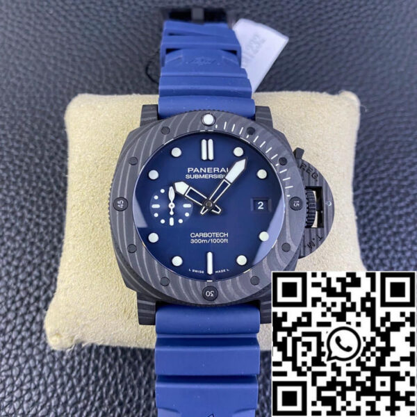 Panerai Submersible PAM01232 1:1 Best Edition VS Factory Blue Dial