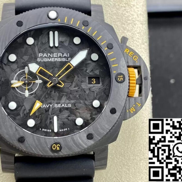 Panerai Submersible PAM1324 1:1 Best Edition VS Factory Carbon Fiber Case