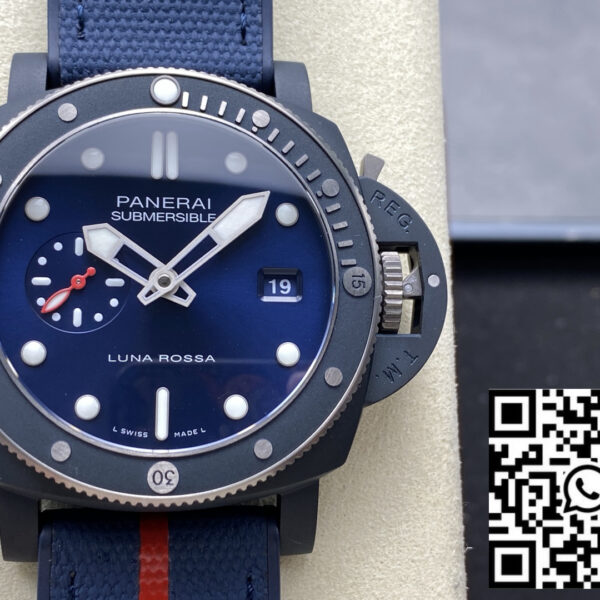 Panerai Submersible QuarantaQuattro Luna Rossa  PAM01466  1:1 Best Clone VS Factory