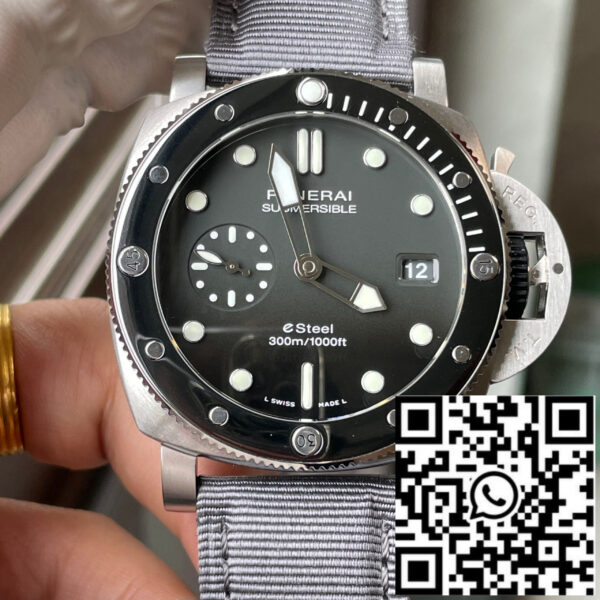 SBF Panerai Submersible PAM01288 1:1 Best Edition VS Factory Gray Dial