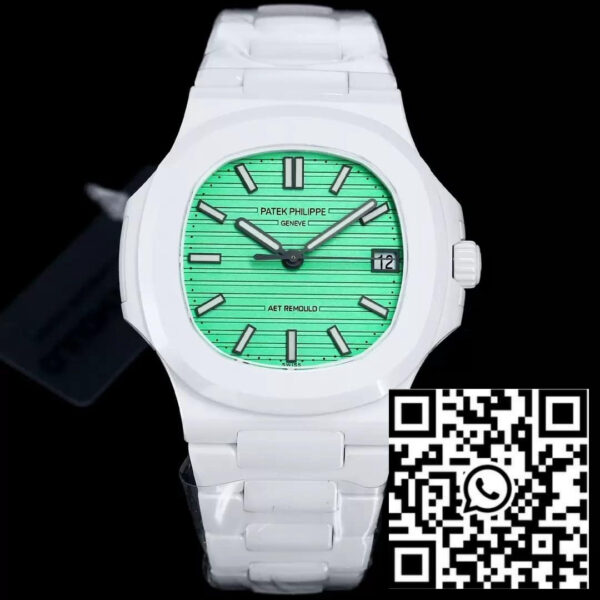 [AET modified] Patek Philippe Nautilus 5711 Ceramic Green Dial 1:1  Best Edition