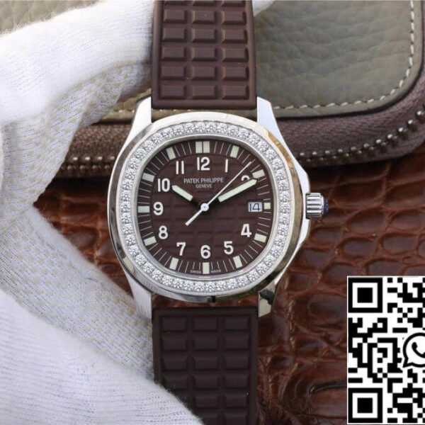 Patek Philippe Aquanaut 5067A-023 1:1 Best Edition PPF Factory Diamond Brown Dial