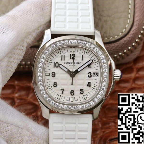 Patek Philippe Aquanaut 5067A-024 1:1 Best Edition PPF Factory Diamond White Dial