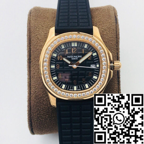 Patek Philippe Aquanaut 5067A Quartz Movement 1:1 Best Edition PPF Factory Rose Gold Black Dial