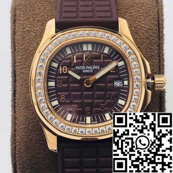 Patek Philippe Aquanaut 5067A Quartz Movement 1:1 Best Edition PPF Factory Rose Gold Brown Dial
