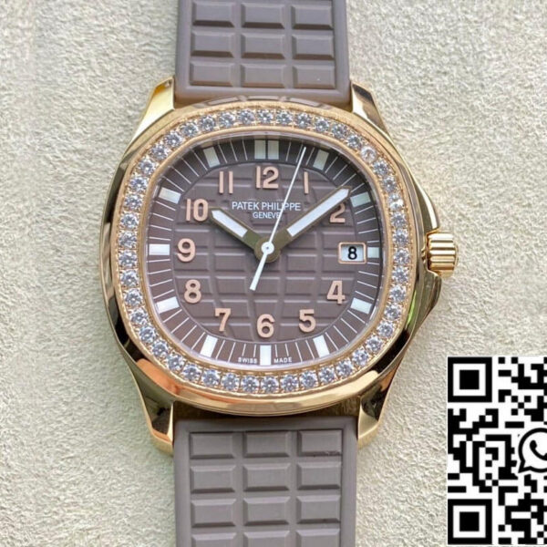 Patek Philippe Aquanaut 5067A Quartz Movement 1:1 Best Edition PPF Factory Rose Gold Case