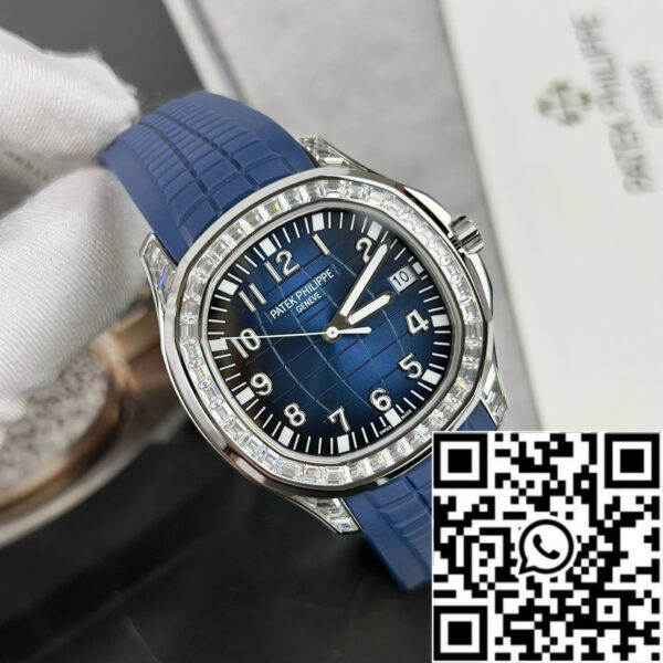 Patek Philippe Aquanaut 5168G-001 Best 1:1 Edition 3K Factory Custom Mossanite