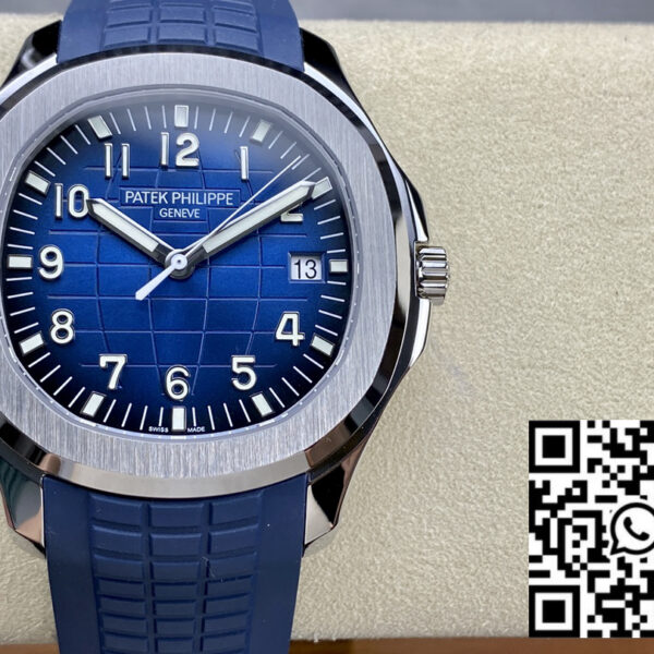 Patek Philippe Aquanaut 5168G-001 Blue Dial 1:1 Best Clone 3K Factory 2025 Version
