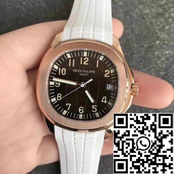 Patek Philippe Aquanaut 5168G 1:1 Best Edition ZF Factory White Strap