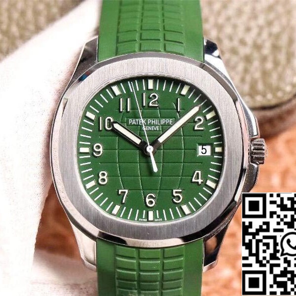 Patek Philippe Aquanaut 5168G 1:1 Best Edition ZF factory green dial Swiss Cal.324 SC