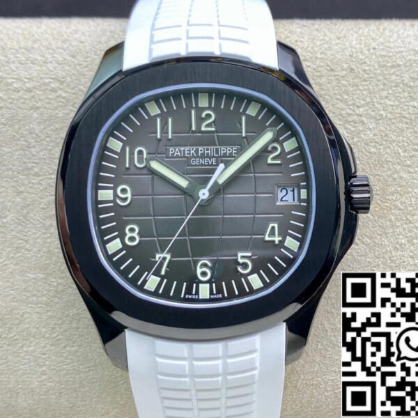 Patek Philippe Aquanaut PP5167 1:1 Best Edition ZF Factory DLC White Strap