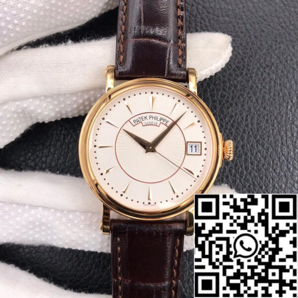 Patek Philippe Calatrava 5153J-001 1:1 Best Edition ZF Factory White Dial Rose Gold