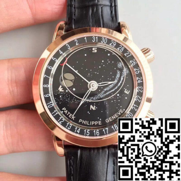 Patek Philippe Grand Complications 6102R-001 TW Factory 1:1 Best Edition Swiss ETA240 Celestial Black Rotating Dial