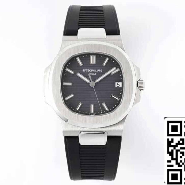 Patek Philippe Nautilus 5711 1:1 Best Edition PPF Factory Black Rubber Strap