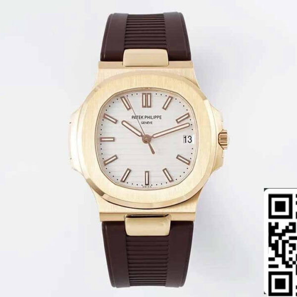 Patek Philippe Nautilus 5711 1:1 Best Edition PPF Factory Brown Rubber Strap