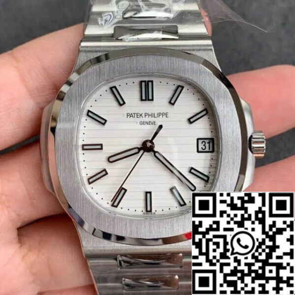 Patek Philippe Nautilus 5711/1A-011 1:1 Best Edition GR Factory White Dial